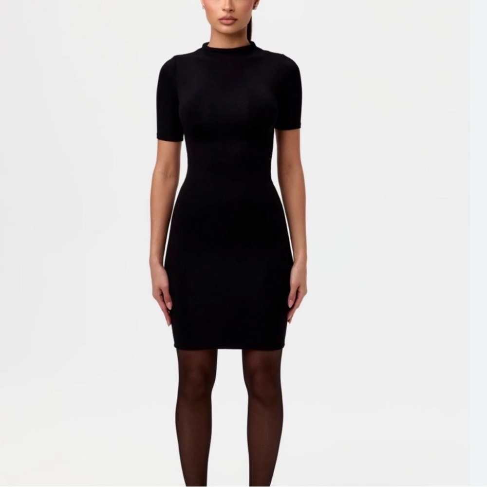 Naked Wardrobe Classic Black Mini Dress